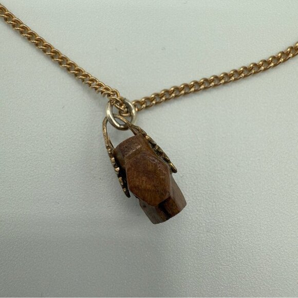 Dainty Wooden Cross Pendant Necklace - Picture 10 of 15